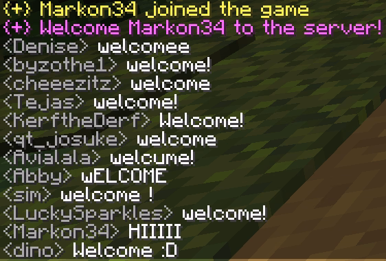 SiteB Minecraft server screenshot
