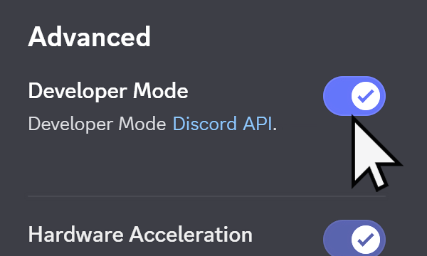 discord developer mode